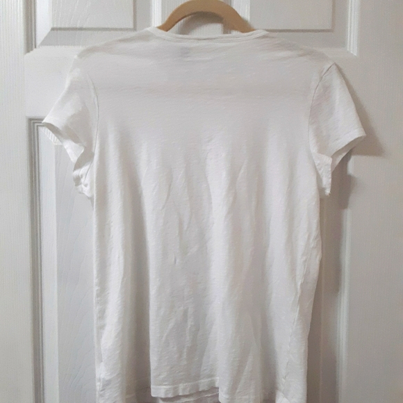 Max Studio Size L Large Large White T-Shirt - Picture 3 of 8